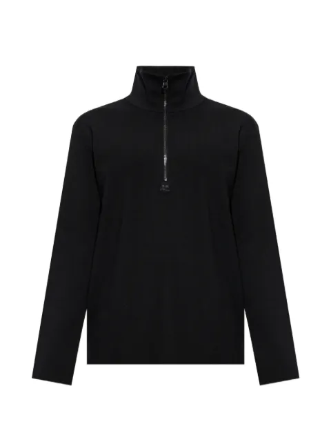Courrèges quarter-zip stand-up collar sweater