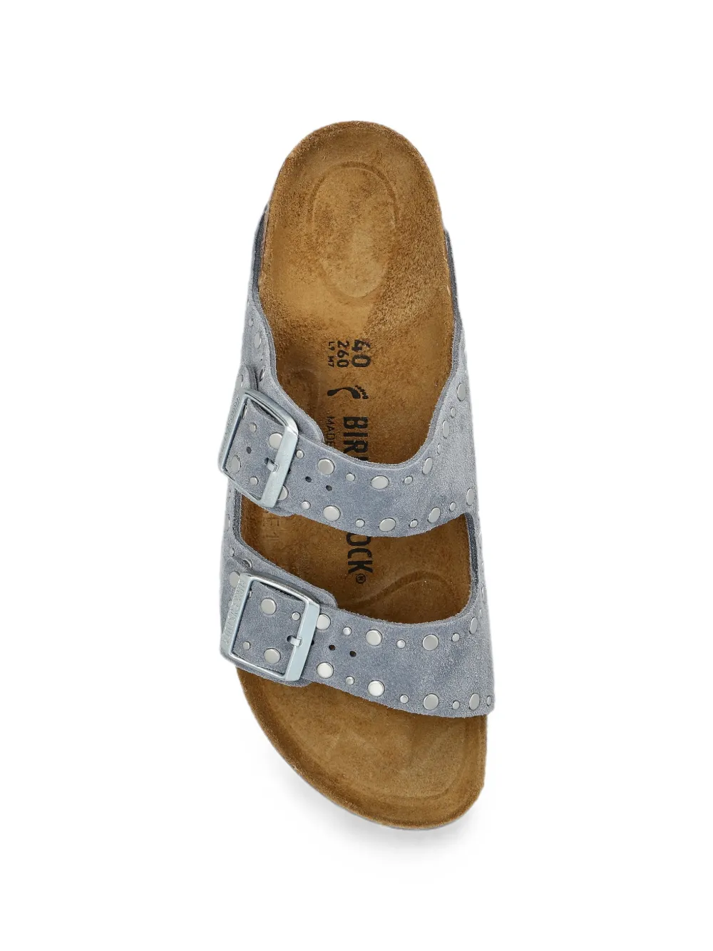 Birkenstock Arizona rivet-embellished sandals Blauw