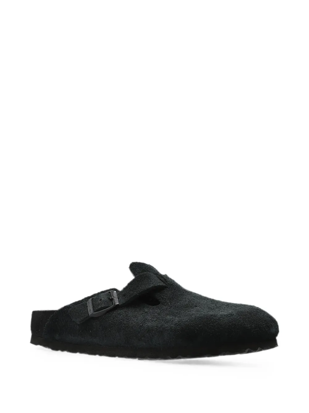 Birkenstock Boston leather clogs Zwart