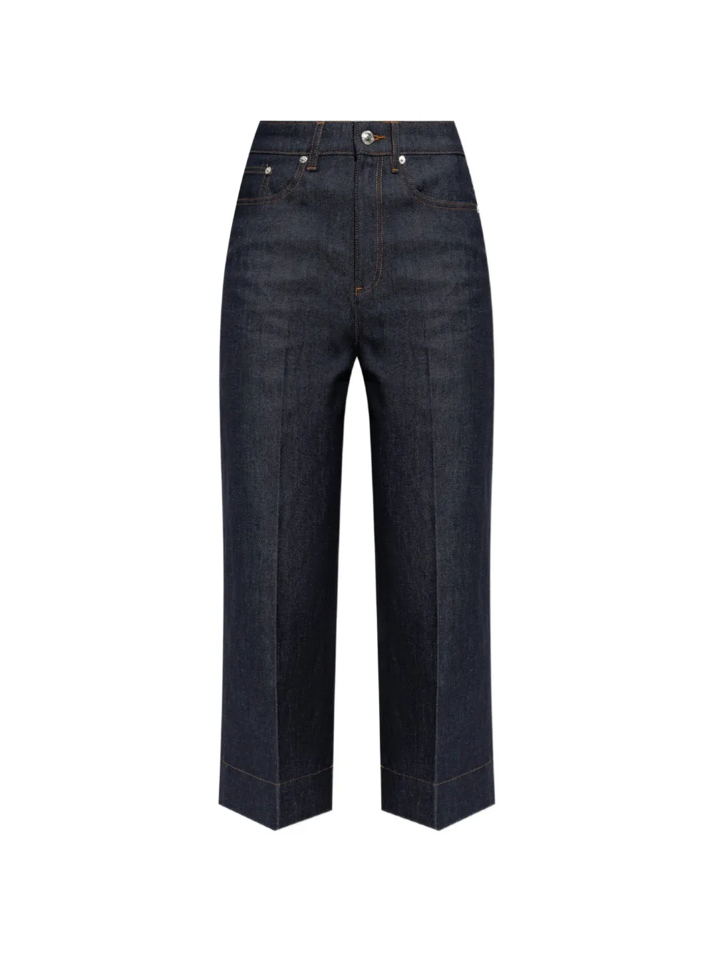 A.P.C. Thelma jeans cropped wide-leg jeans - Blau