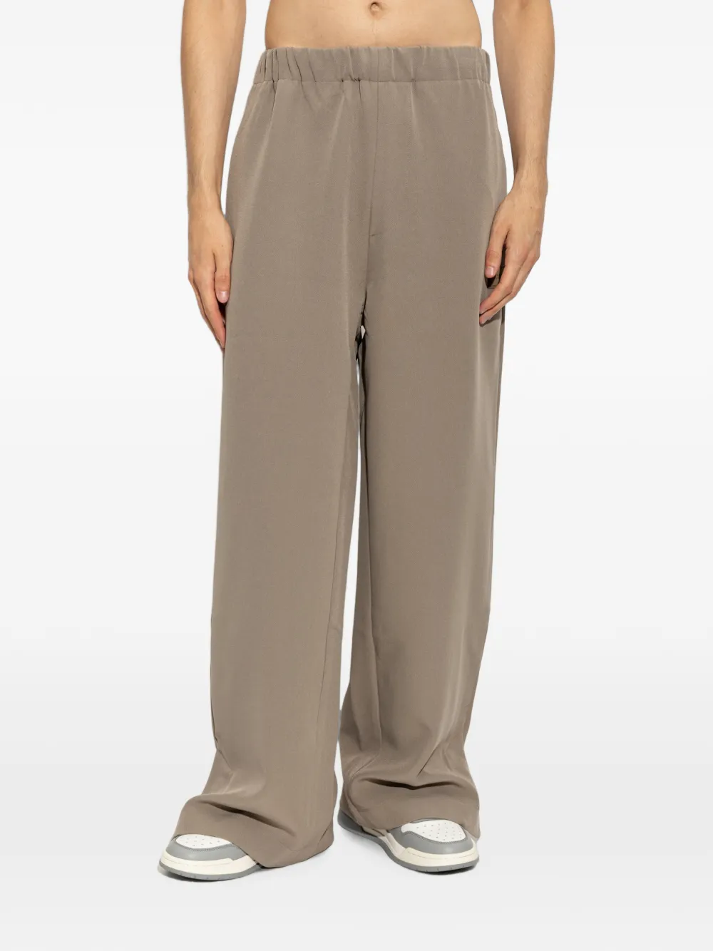 AMIRI Broek met wijde pijpen Beige