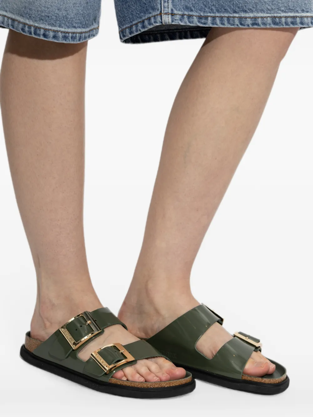 Birkenstock Arizona Droplet Buckle sandals Groen