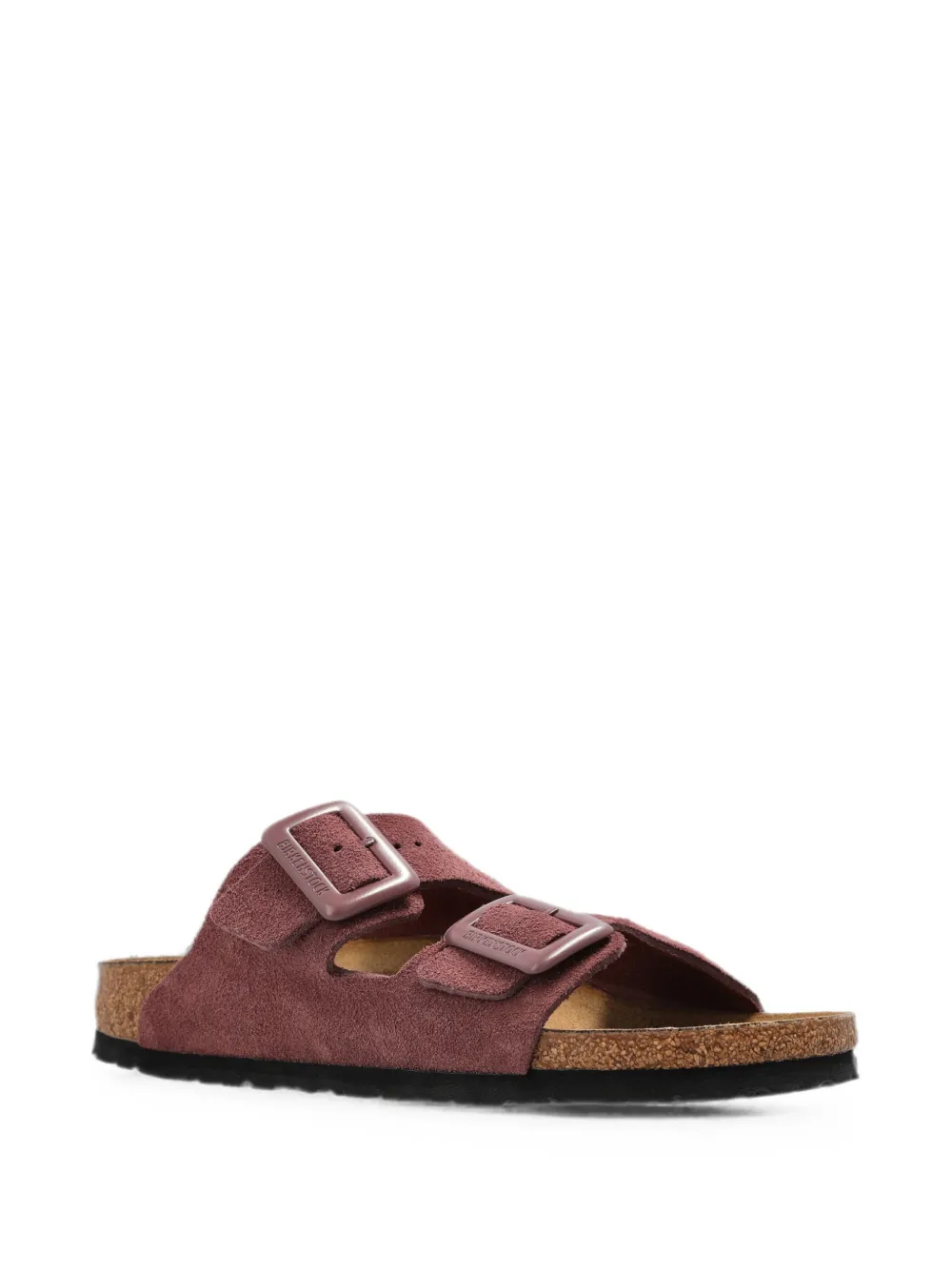 Birkenstock Arizona Cushion sandalen met gesp Roze