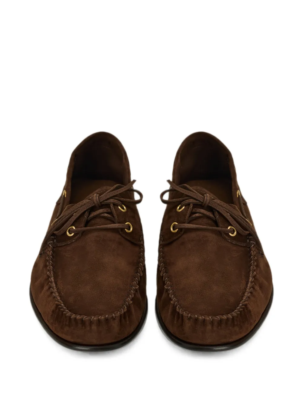 TOM FORD lace-up suede boat shoes Bruin
