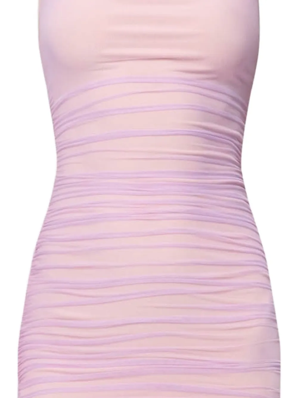 Herve Leger The Zia midi-jurk met ruches Roze