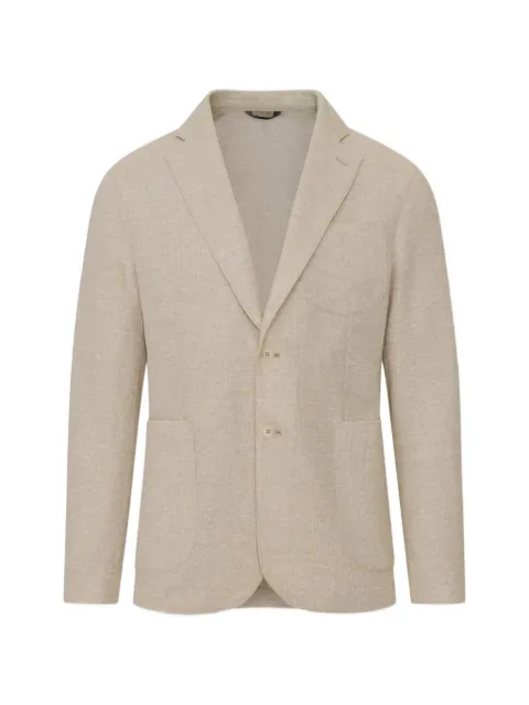 PATRICK ASSARAF single-breasted patch-pocket blazer