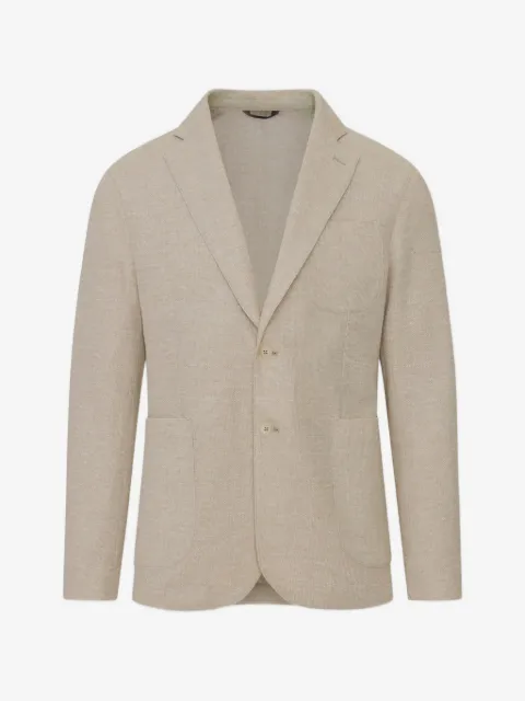PATRICK ASSARAF single-breasted patch-pocket blazer
