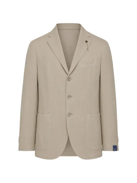 Santaniello notched-lapel single-breasted blazer