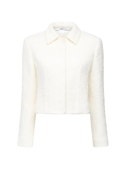 Another Tomorrow long-sleeve tweed jacket