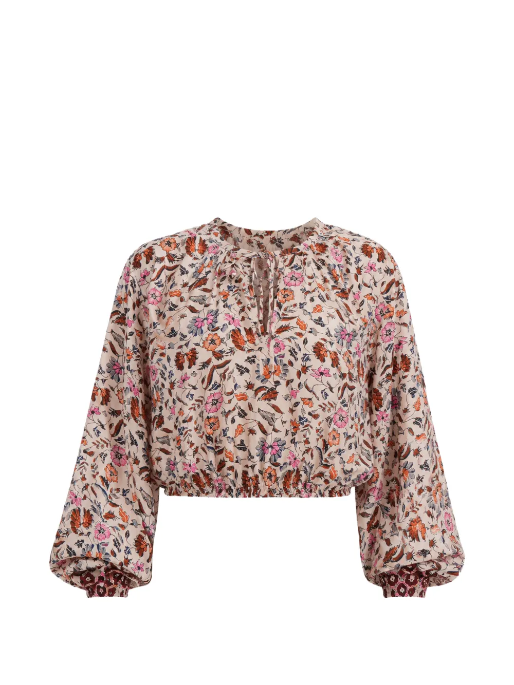 Natalie Martin Amelia floral-print top - Toni neutri