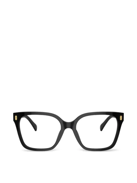 Ralph Eyewear logo-plaque square-frame glasses
