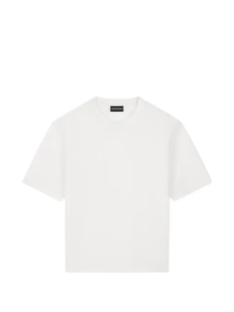 Emporio Armani 시어서커 패브릭 티셔츠
