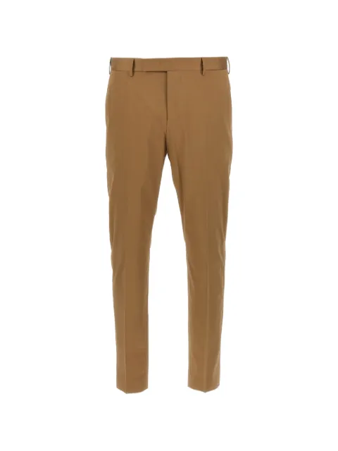 PT Torino logo-plaque tailored trousers