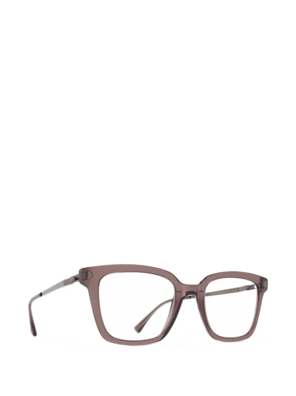 Mykita Neale bril met vierkant montuur Bruin