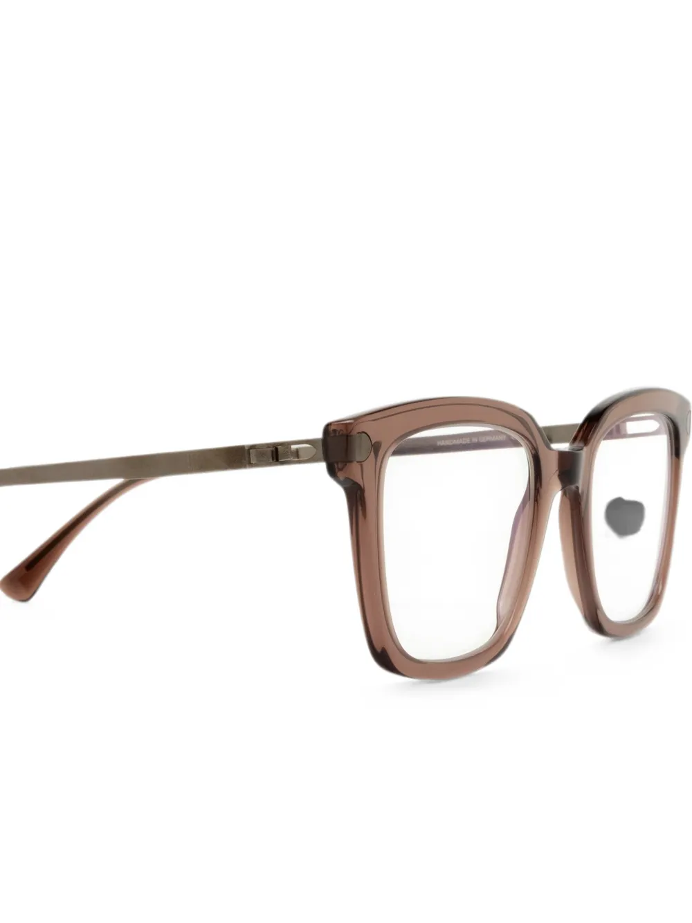 Mykita Neale bril met vierkant montuur Bruin
