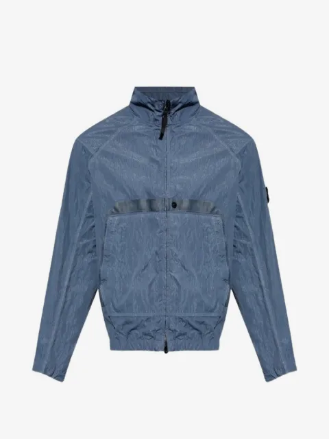Stone Island veste légère à patch logo et col montant