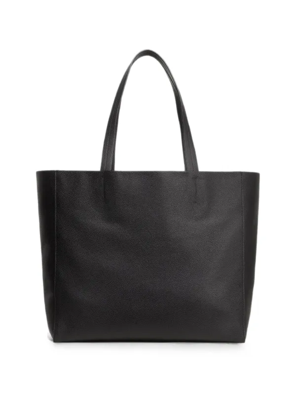 Nili Lotan Keith Grained-leather Tote Bag in Black