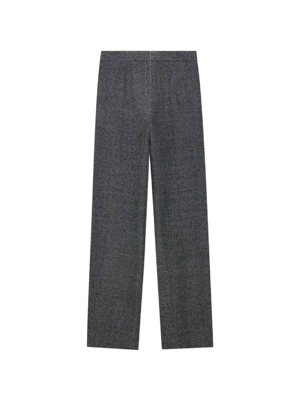 Emporio Armani Broek met wijde pijpen en gemêleerd effect Grijs