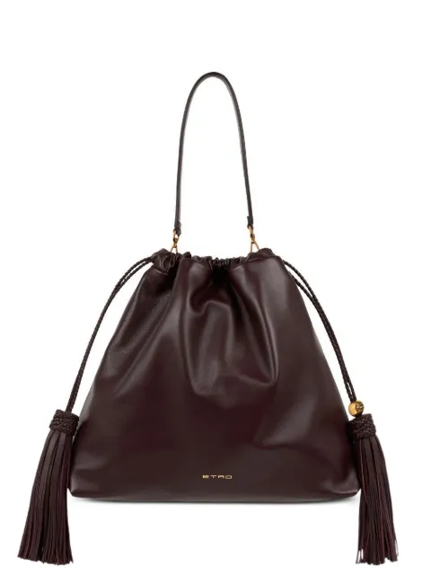 ETRO large leather Kalispera bag with tassels