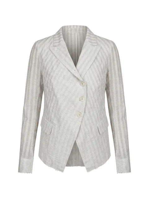 Forme D'expression striped cutaway jacket