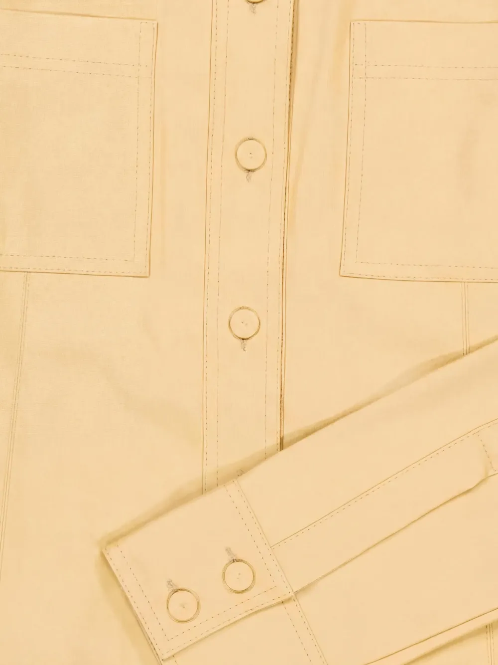 Stella McCartney Alter Mat button-down midi-jurk Beige