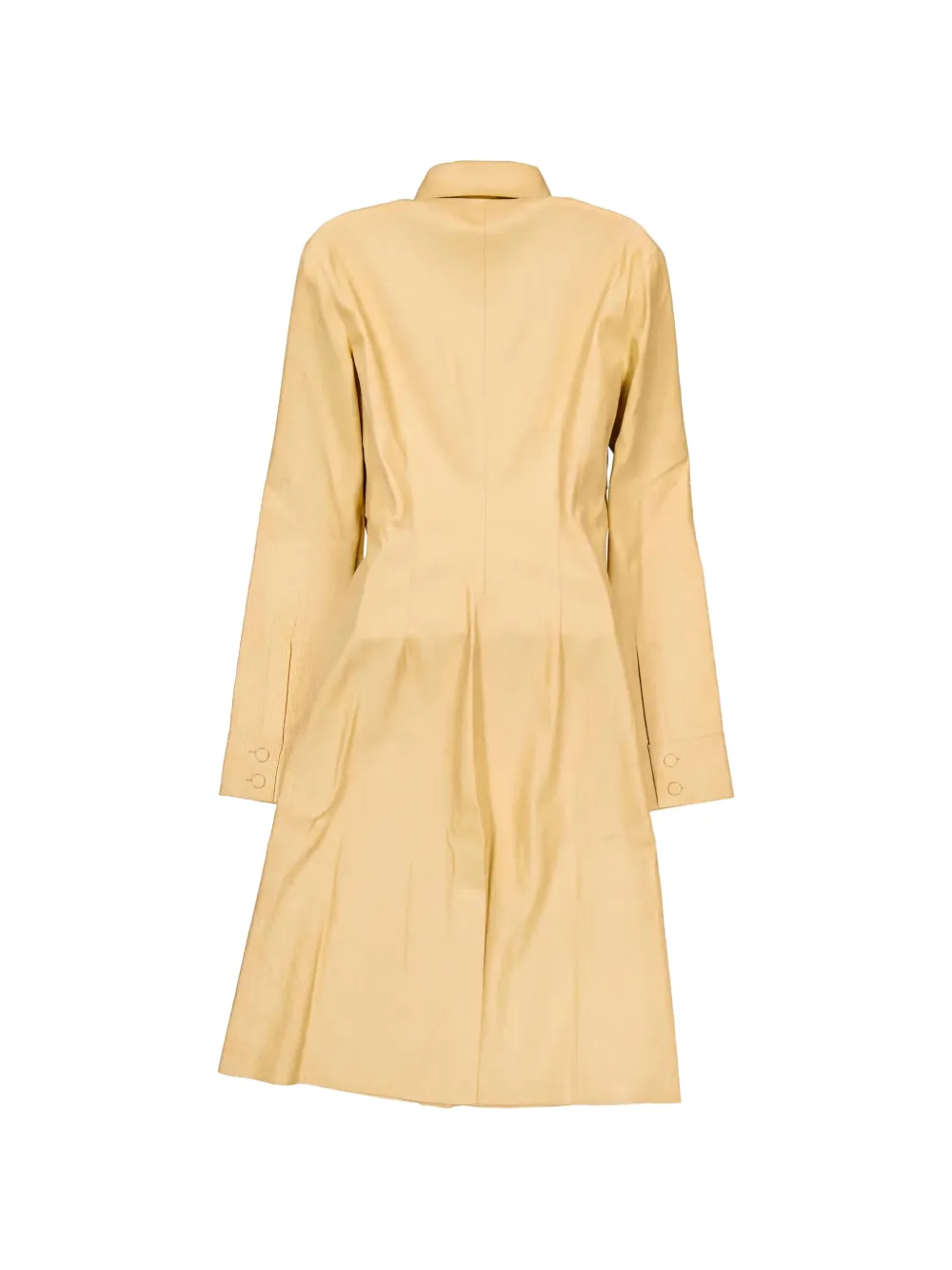 Stella McCartney Alter Mat button-down midi-jurk Beige