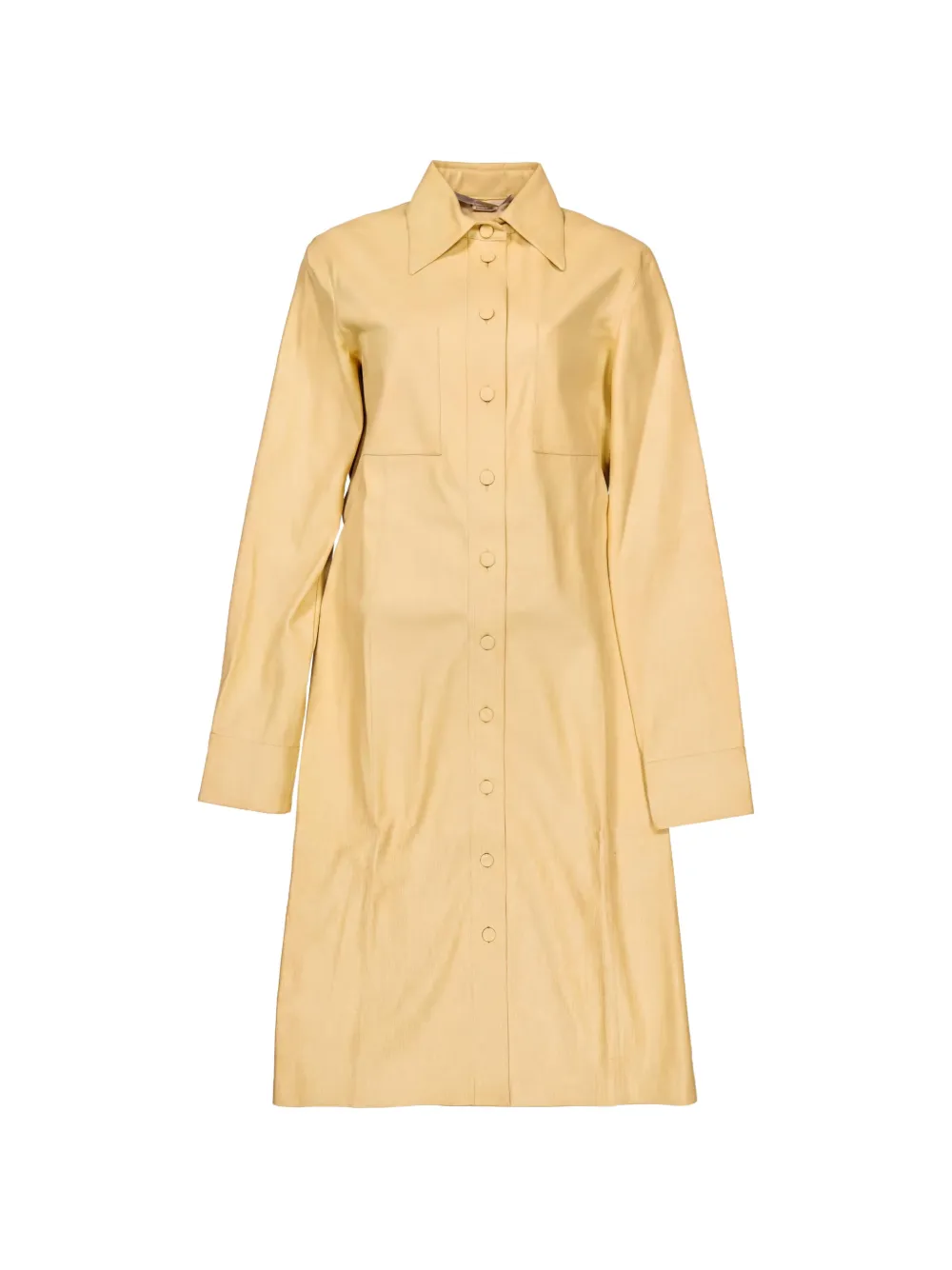 Stella McCartney Alter Mat button-down midi dress - Toni neutri