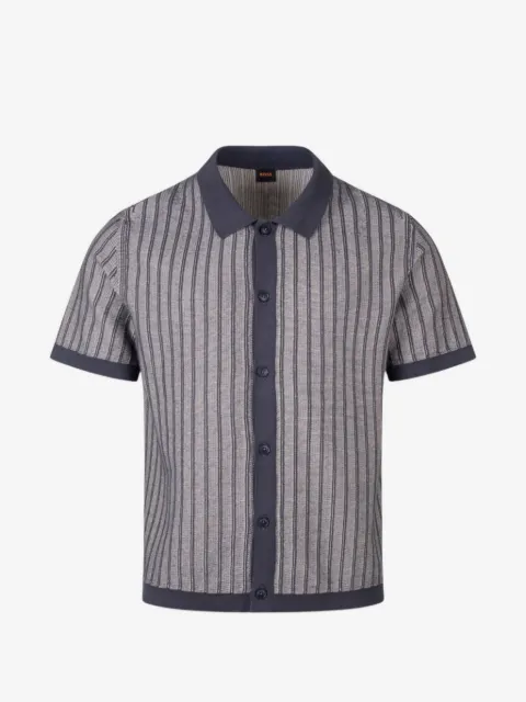 BOSS chemise rayée à manches courtes