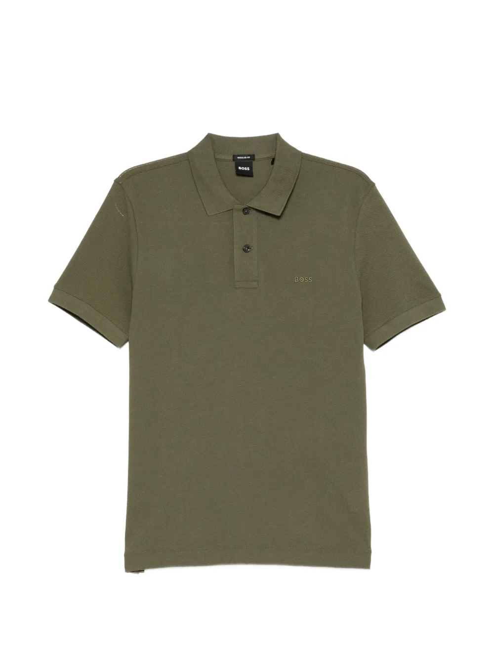 BOSS Pallas logo-embroidered polo shirt - Verde