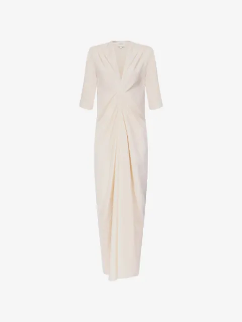 LouLou de Saison Willa gathered maxi dress