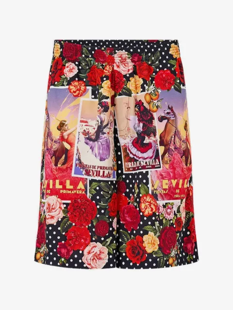 Camilla Daughters Of Duende graphic-print shorts