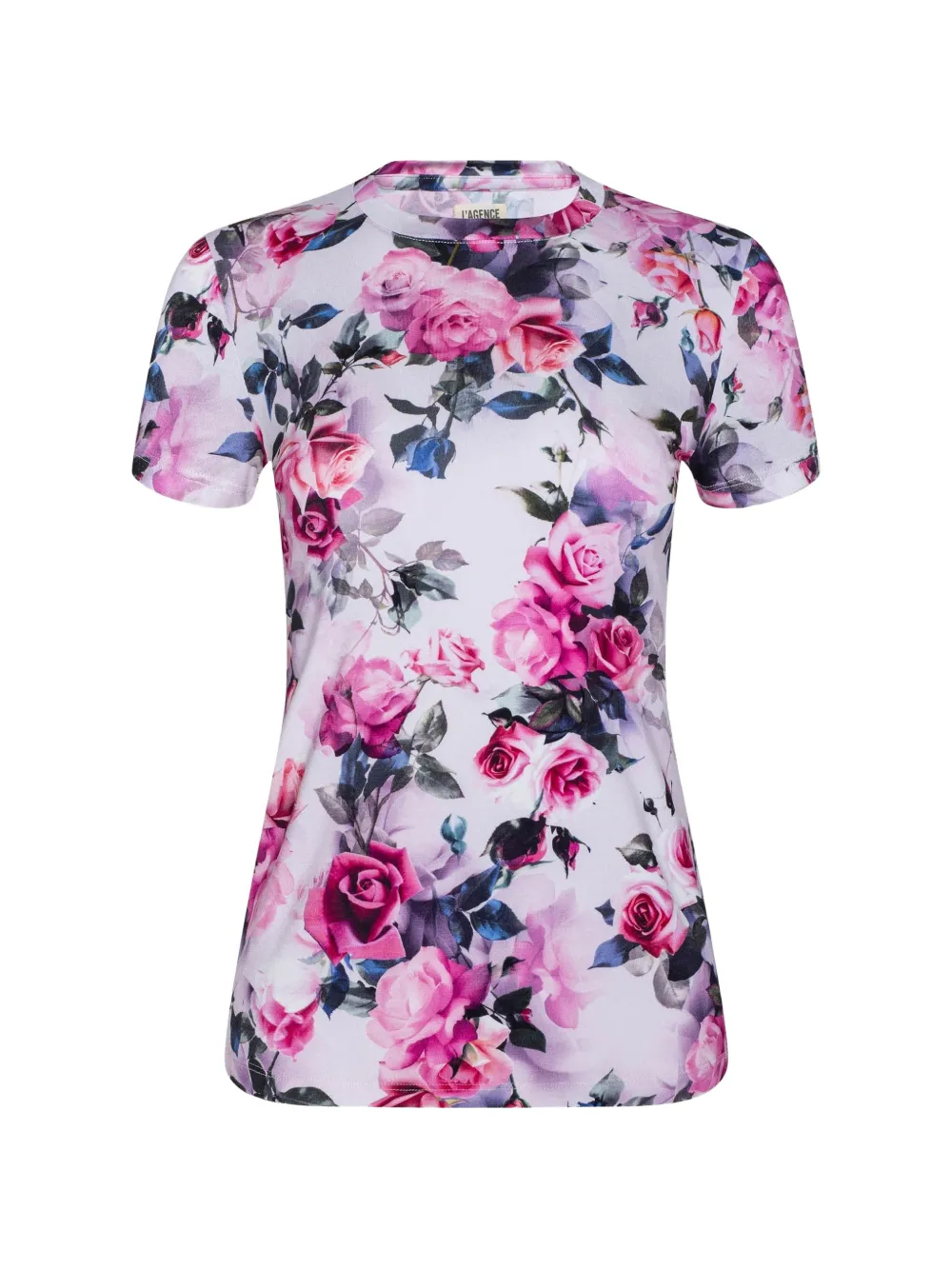 L'Agence Ressi floral-print T-shirt - Rosa