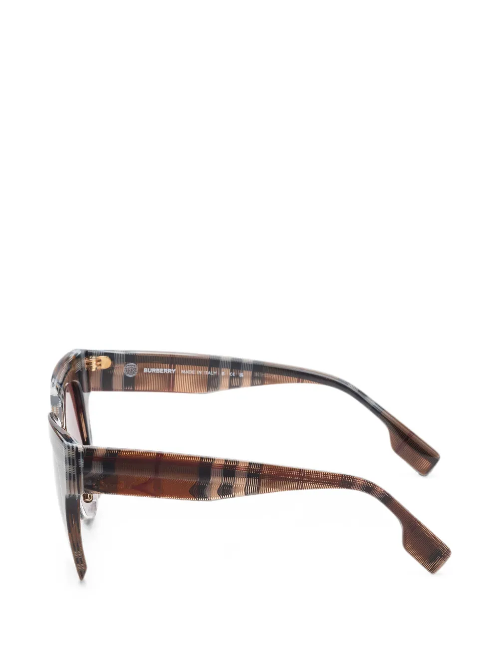 Burberry Eyewear Zonnebril met vierkant montuur Bruin