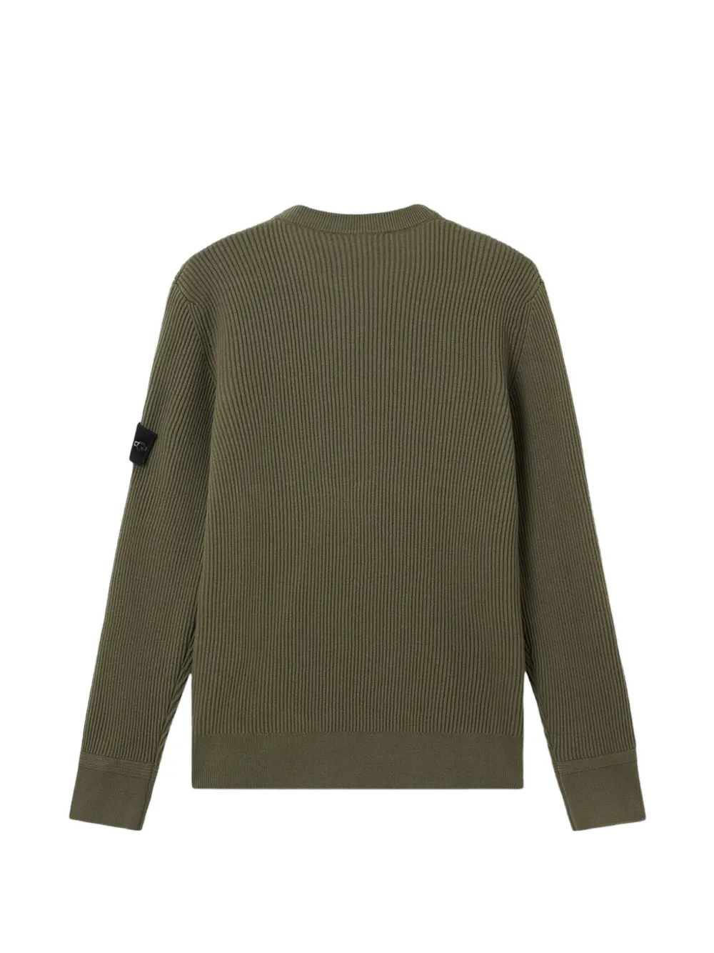 Stone Island Geribbelde wollen trui Groen
