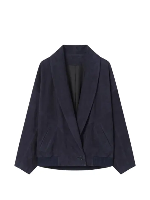 Co suede wrap jacket