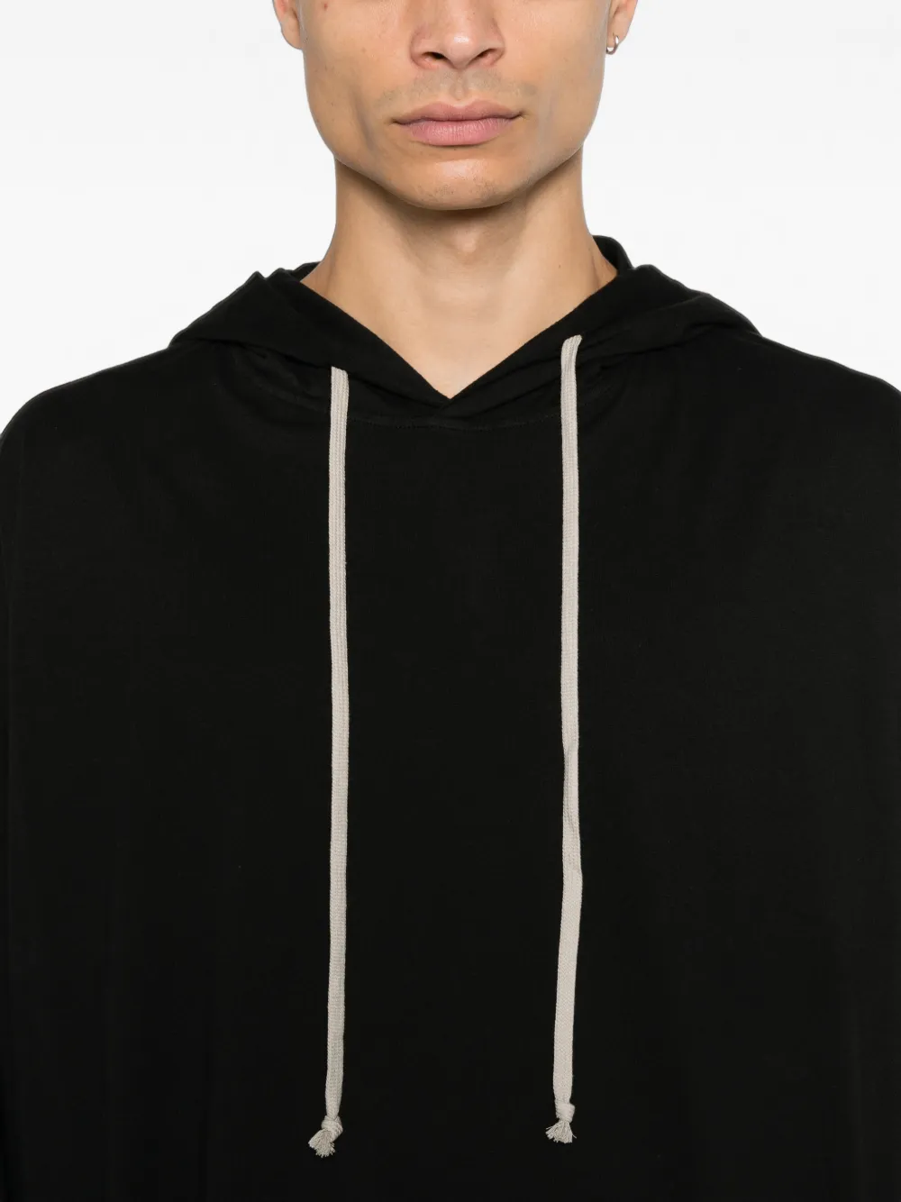 Rick Owens DRKSHDW Hun hoodie met trekkoord Zwart