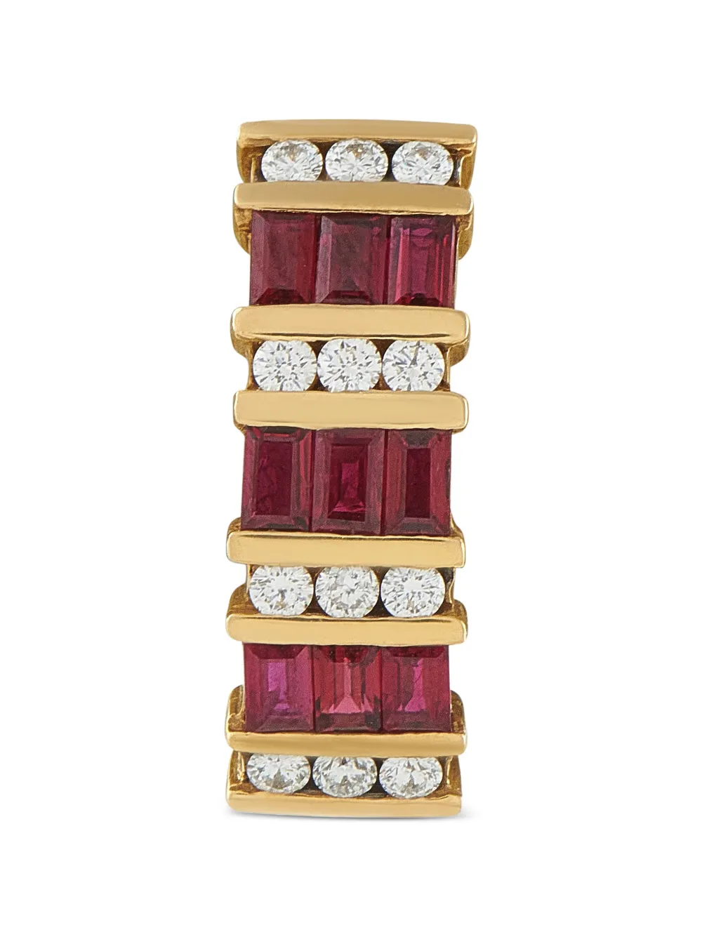 LB Exclusive ruby and diamond pendant - Gold