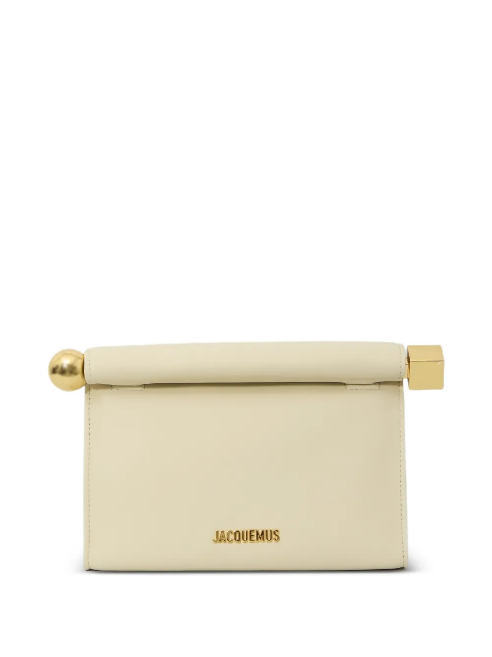 Jacquemus The Rond Carré clutch bag - Nude