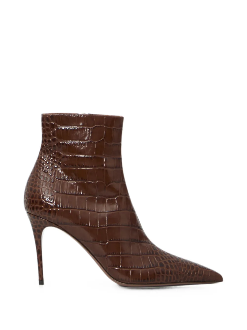Paris Texas Vera 85 crocodile-print ankle boots Bruin