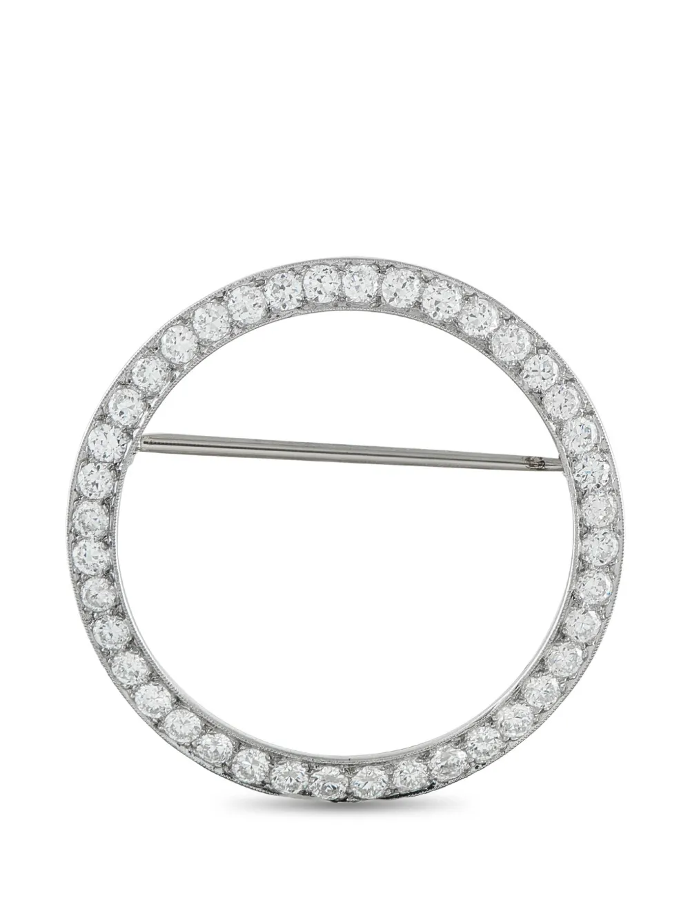 LB Exclusive circle-shape diamond brooch - Argento