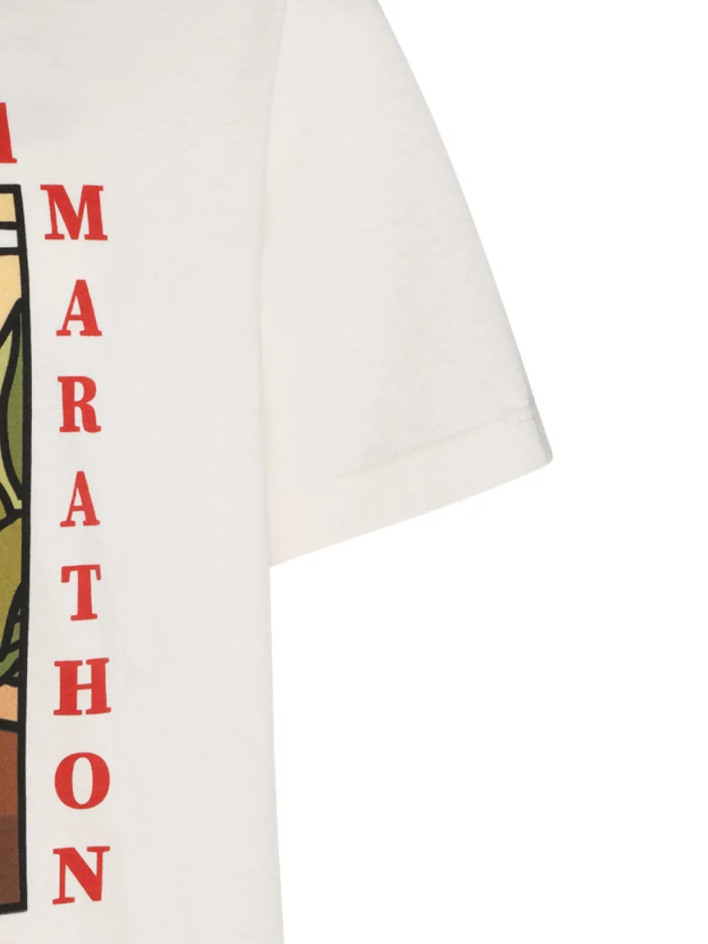 Golden Goose T-shirt met grafische print Beige