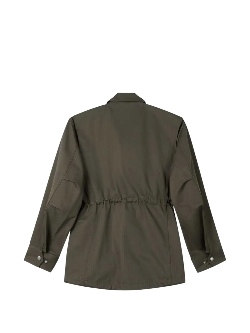 Kenzo Paris Emblem jack met visgraatpatroon Groen