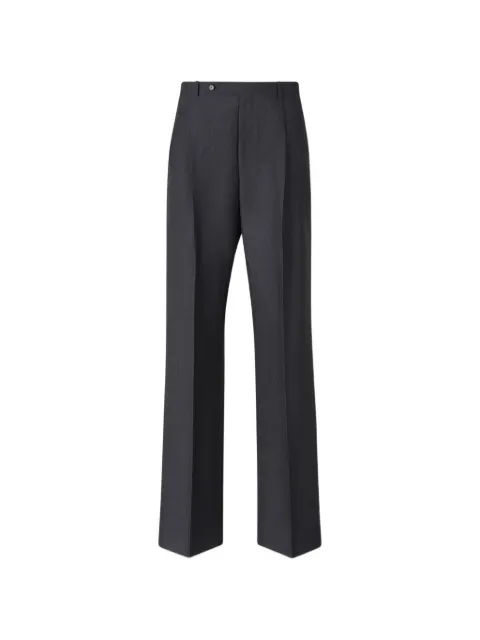 Jil Sander frayed-edge tailored trousers