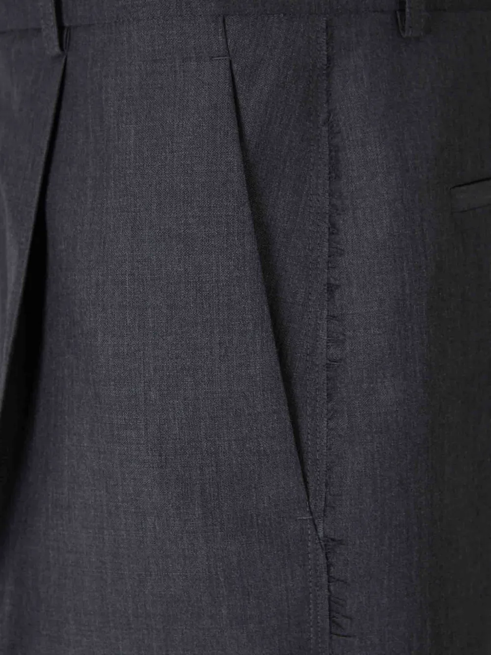 Jil Sander Pantalon met franje Grijs