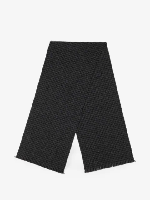 TOM FORD bufanda con motivo pied de poule y borde con flecos