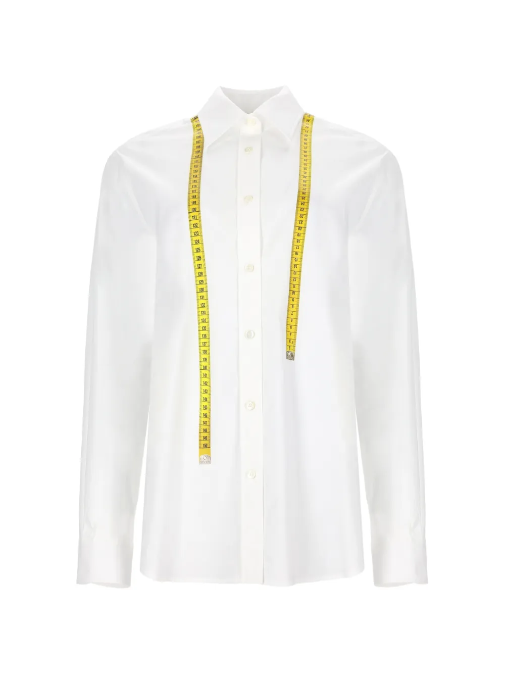 Moschino printed cotton poplin shirt - Bianco