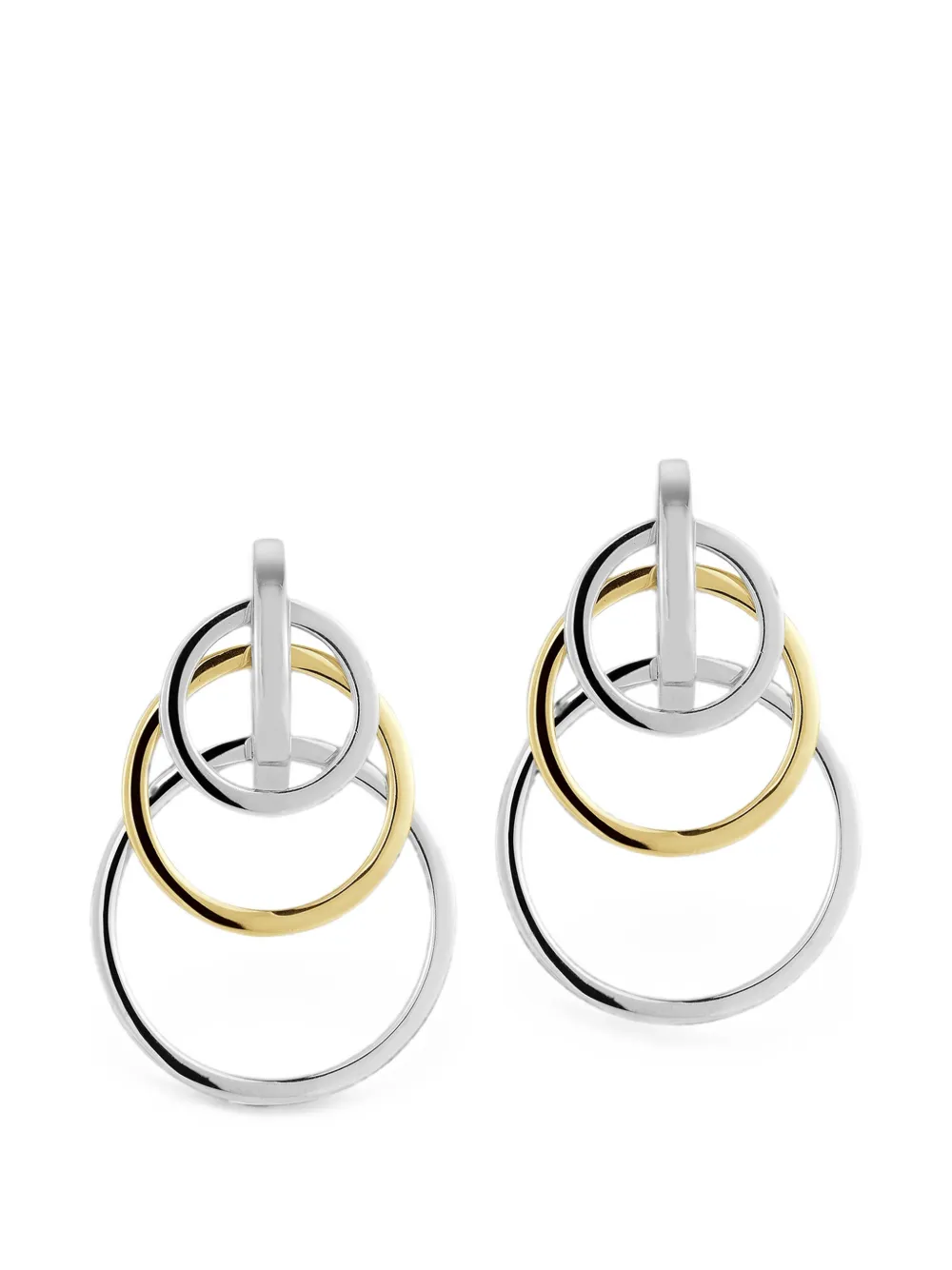 Mateo Orbit Earrings in Silver, view 2
