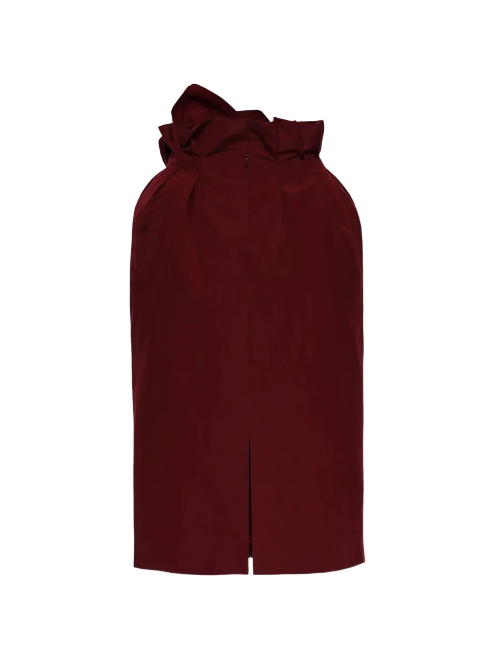 Magda Butrym Gesmockte midi-rok met bloemdetail Rood