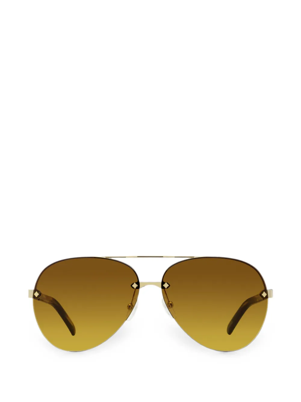 MCM rimless pilot-frame sunglasses - Oro