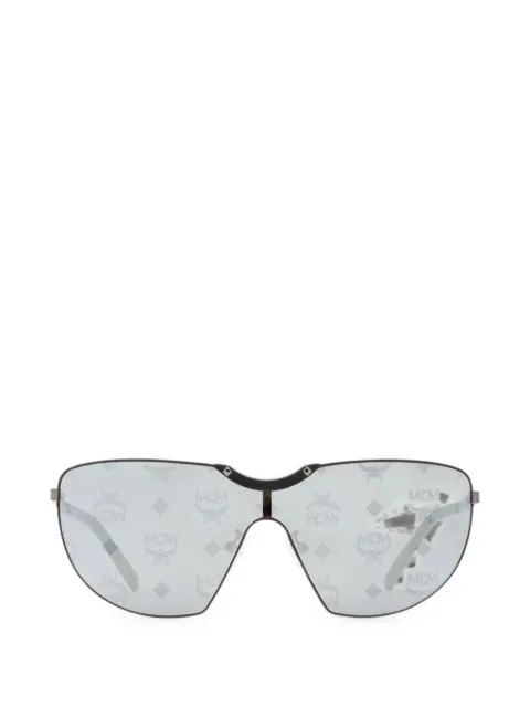 MCM Monogram-print shield-frame sunglasses